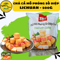 Chả cá mô phỏng sò điệp Lichuan 500g