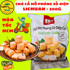 Chả cá mô phỏng sò điệp Lichuan 500g
