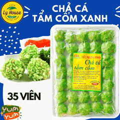 Chả cá tẩm cốm xanh Trúc Phương 500g