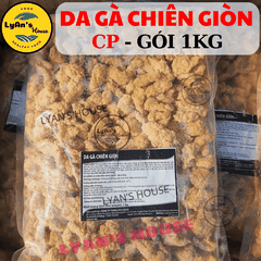 [SALE] DA GÀ CHIÊN GIÒN CP 1kg TẨM VỊ - Da Gà CP