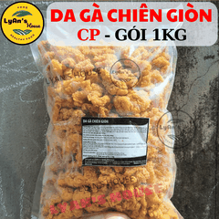 [SALE] DA GÀ CHIÊN GIÒN CP 1kg TẨM VỊ - Da Gà CP