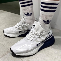 [Chính hãng] Giày thể thao nam Adidas ZX 2K Boost 'Bold Logo Graphic - White Navy' 	FX7036