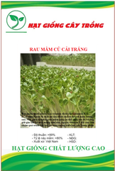 Hạt Giống Rau Mầm Củ Cải Trắng - Gói 20gram