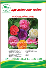 Hạt Giống Hoa Hồng Leo Pháp Mix Màu