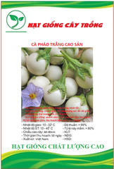 Hạt Giống Cà Pháo Trắng Cao Sản