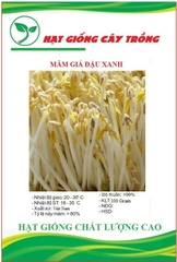 Hạt giống mầm đậu xanh (giá đỗ) - Gói 50gram