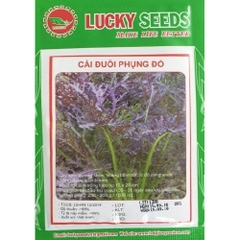 Hạt giống rau cải đuôi phụng đỏ - Gói 20gram