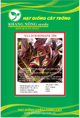 Hạt Giống Xà Lách ROMAINE Đỏ - Gói 0.2gram