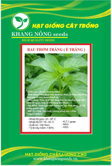 Hạt Giống Rau Thơm Sả (Húng Trắng) - Gói 2 gram