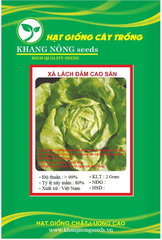 Hạt giống Rau Xà Lách Đăm Xanh Cao Sản - Gói 5gram