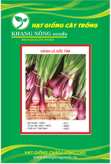 Hạt Giống Hành Lá Gốc Tím  - Gói 2gram
