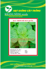 Hạt Giống Rau Thơm Mè Hàn Quốc - Gói 0,5 Gram