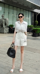 Quần đùi Lara chất vải cotton hàn cao cấp VELLE DESIGN