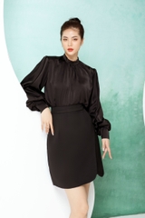 VELLE DESIGN chân váy JESA chất cotton hàn dày dặn co giãn tốt không nhăn