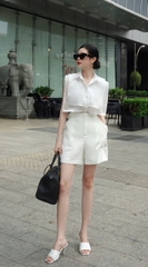 Quần đùi Lara chất vải cotton hàn cao cấp VELLE DESIGN