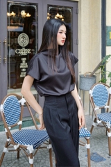 Quần Lio kiểu dáng thanh lịch chất cotton lụa hàn dày dặn sang trọng VELLE DESIGN
