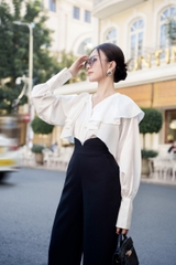 VELLE DESIGN Áo Della chất vải lụa hongkong