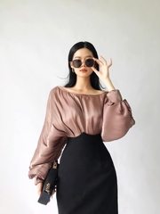 VELLE DESIGN chân váy Ellen chất cotton Hàn dày dặn không nhăn