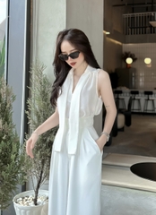 VELLE DESIGN Quần ILIN chất liệu linen mỹ dày dặn không nhăn