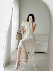 VELLE DESIGN Đầm Holly chất ren Pháp cao cấp