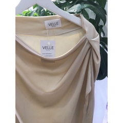 VELLE DESIGN Áo lụa cổ đổ Isa chất lụa nhung hongkong cao cấp