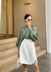 VELLE DESIGN áo Jana chất lụa tơ organza cao cấp không nhăn