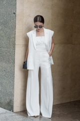 VELLE DESIGN Quần tây công sở Fia chất lụa cotton hàn dày dặn không nhăn
