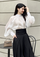 VELLE DESIGN quần Dari kiểu dáng thanh lịch cá tính chất cotton lụa hàn dày dặn sang trọng
