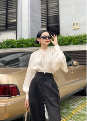 VELLE DESIGN áo Jana chất lụa tơ organza cao cấp không nhăn