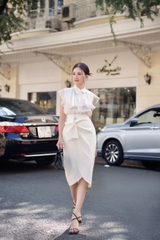 VELLE DESIGN chân váy Hyla chất cotton hàn