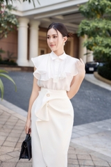 VELLE DESIGN chân váy Hyla chất cotton hàn