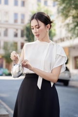 VELLE DESIGN áo Venus chất lụa nhung hongkong mượt mát không nhăn