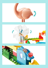 Đồ chơi Lego bộ lắp ghép phát triển tư duy khu vui chơi âm nhạc Xylophone 171 chi tiết hàng Feelo chính hãng-FL1675