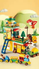 Đồ chơi Lego bộ lắp ghép phát triển tư duy khu vui chơi thị trấn cối xay gió 269 chi tiết hàng Feelo chính hãng - FL1642
