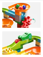 Đồ chơi Lego bộ lắp ghép phát triển tư duy khu vui chơi cầu trượt cá voi hàng Feelo chính hãng 84 chi tiết FL1647.