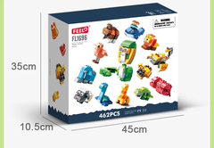 Đồ chơi Lego bộ lắp ghép phát triển tư duy các con vật 462 chi tiết FL1696