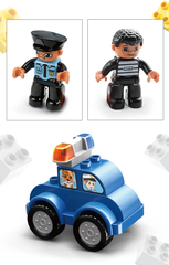 Đồ chời Lego bộ lắp ghép phát triển tư duy sở cảnh sát 167 chi tiết hàng Feelo chính hãng - FL1673.