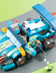Đồ chơi Lego bộ lắp ghép phát triển tư duy ô tô đa dạng 182 chi tiết hàng Feelo chính hãng - FL1683.
