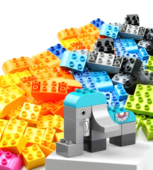 Đồ chơi Lego bộ lắp ghép phát triển tư duy các con vật 102 chi tiết hàng chính hãng FEELO-FL1650.