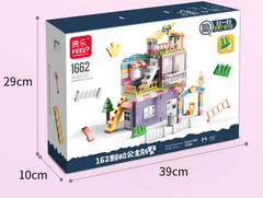 Bộ lắp ghép phát triển tư duy phát triển tư duy biệt thự công chúa 162 chi tiết FL1645