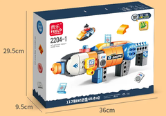 Bộ lắp ghép phát triển tư duy súng cảnh sát 117 chi tiết FL1668