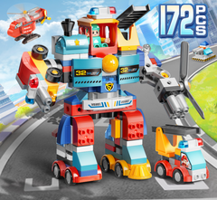 Bộ lắp ghép phát triển tư duy robot 172 chi tiết  FL1699