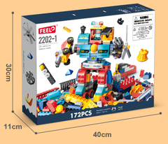 Bộ lắp ghép phát triển tư duy robot 172 chi tiết  FL1699