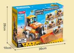 Bộ lắp ghép phát triển tư duy xe công trình 141 chi tiết FL1659
