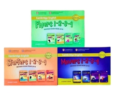 Sách Cambridge English Starters, Moves, Flyers in gộp 1-2-3-4 kèm file nghe