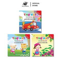 Sách - Thơ hay Cho Bé Học Nói-Giúp Bé Phát triển IQ,EQ-Các Con Vật Đáng Yêu-Cây Hoa Trong Vườn-Những Chiếc Xe Ngộ Nghĩnh