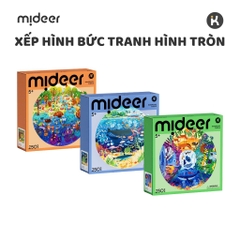 Ghép Hình Cho Bé 150 Mảnh Mideer Round Puzzle Đồ Chơi Trí Tuệ Puzzle Hình Tròn 5 Tuổi+