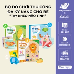 Bộ đồ chơi thủ công đa kỹ năng luyện vận động tinh theo phương pháp Montessori Tay khéo não tinh Lalala Baby