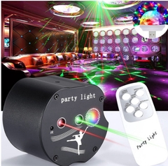 Đèn Laser Party Light LLCH-004 Phòng Bay Mini Cảm Biến Nhạc.