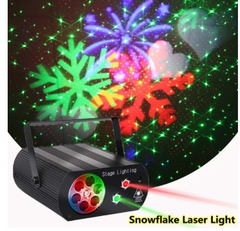 Đèn laser 6 mắt cảm biến theo nhạc ánh sáng laze.
